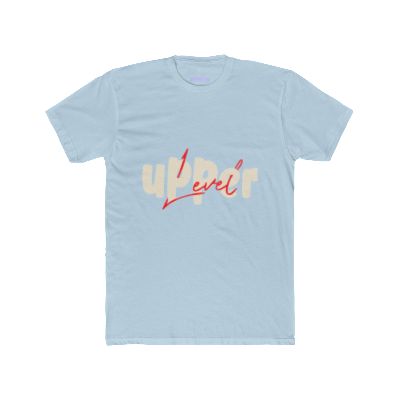 Upper Level Unisex Cotton Crew Tee, Casual T-shirt