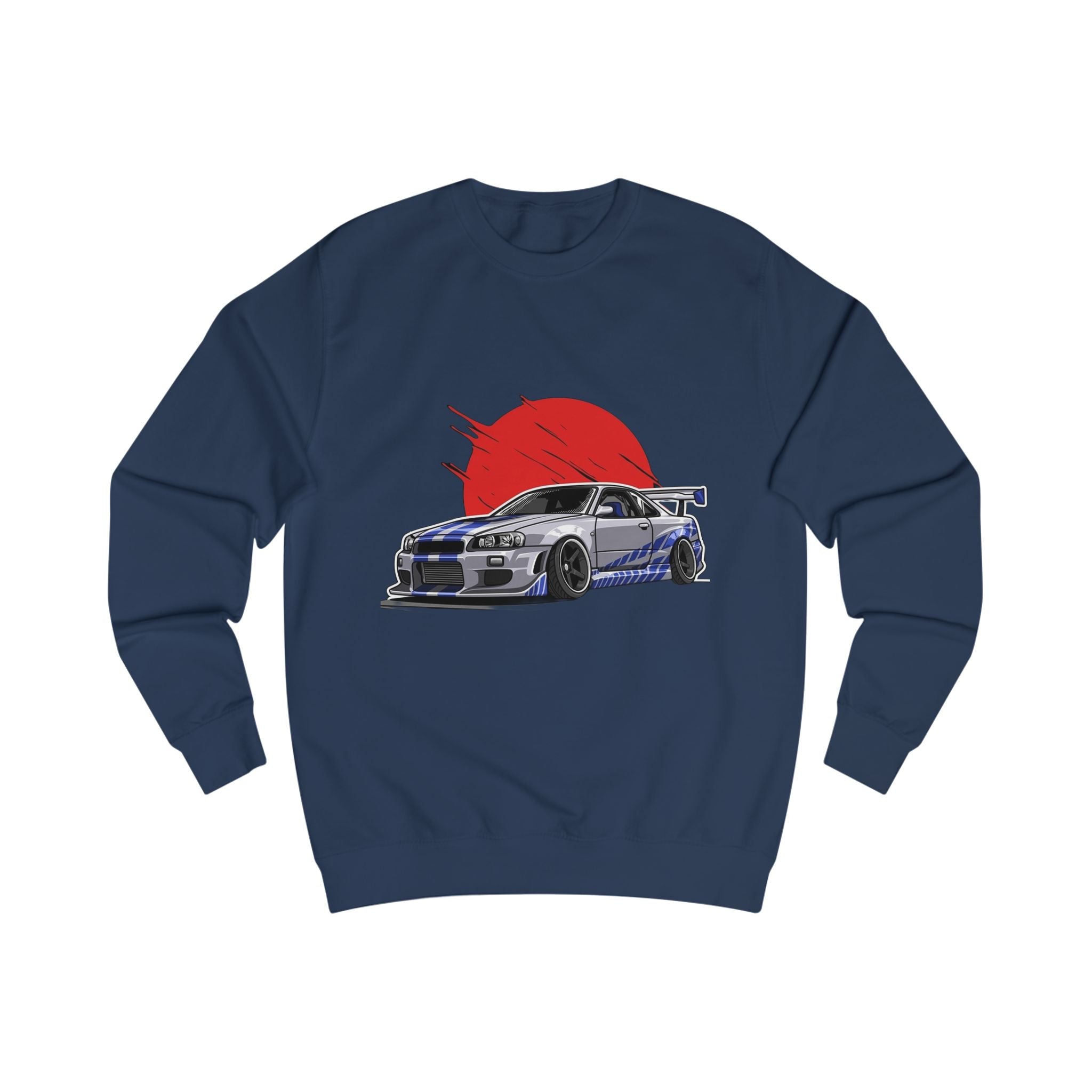 Race-Inspired Unisex Sweatshirt - 'NISSAN GTR-34'