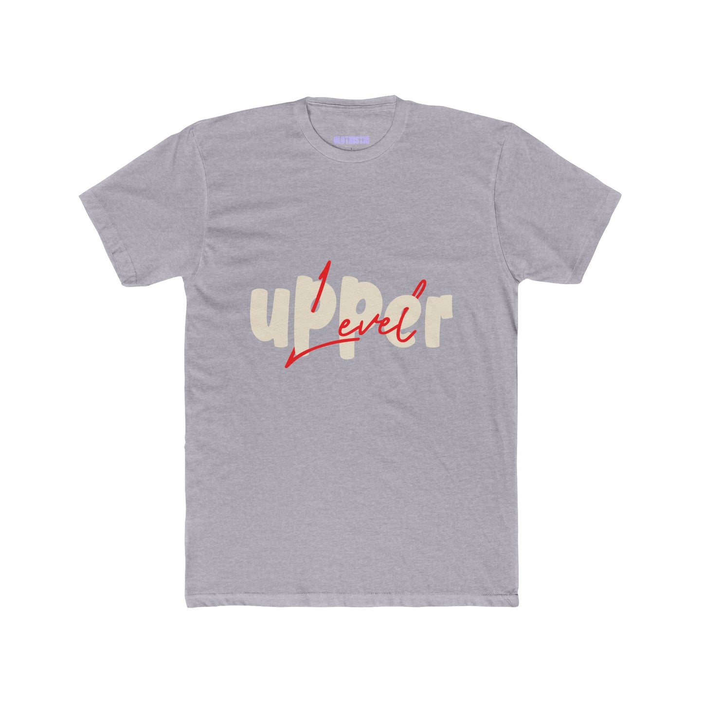 Upper Level Unisex Cotton Crew Tee, Casual T-shirt